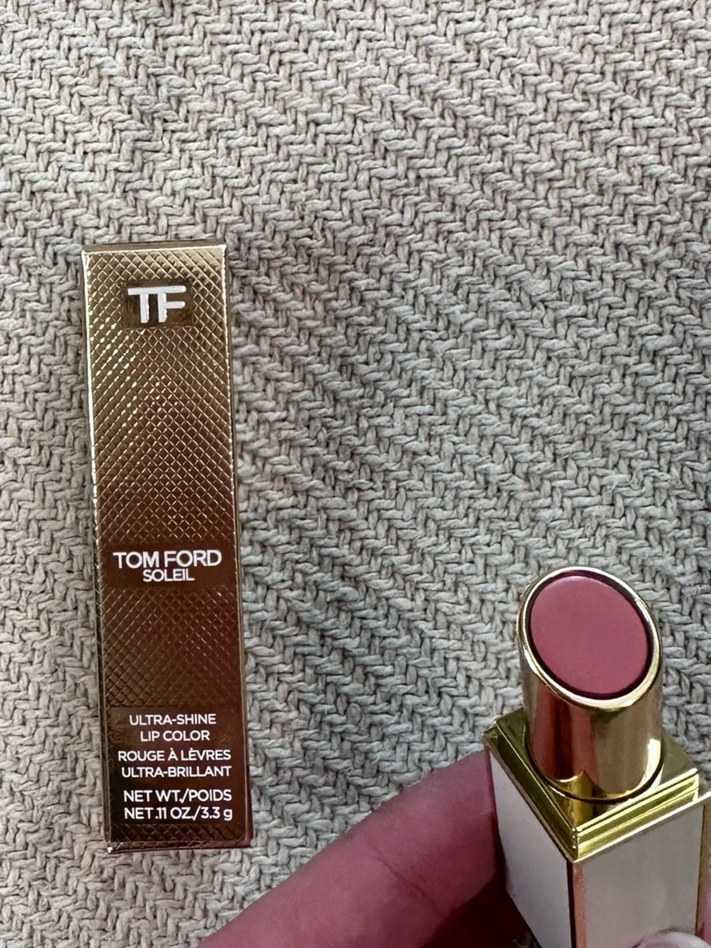 NEW TOM FORD Lipstick Ultra Shine Color Glossy Effect Nude Coast Lip Makeup